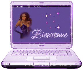 Gif animé bienvenue ordinateur